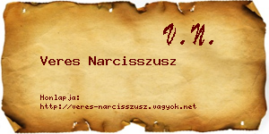 Veres Narcisszusz névjegykártya